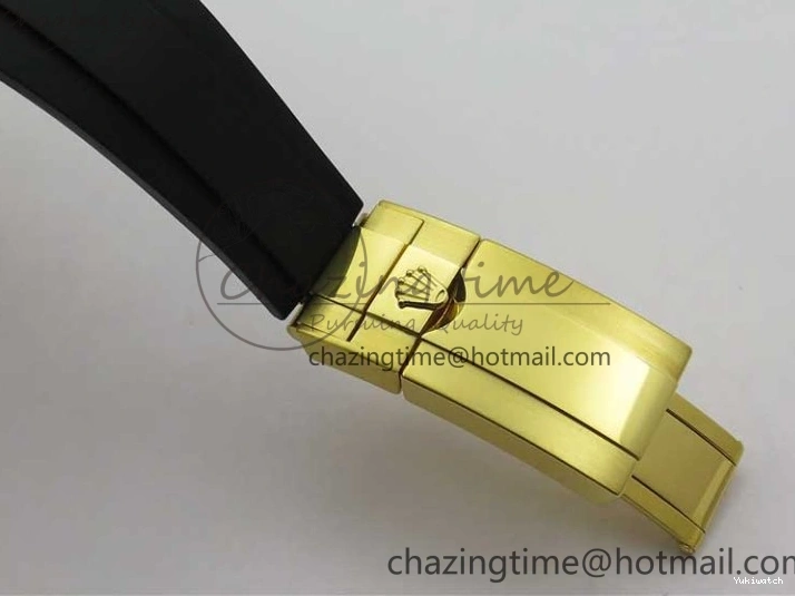Best Diamonds 116518 Edition 904L Case Strap) SA4130 V4 1:1 Extra SS Noob Goid Plated on Strap Daytona Dial Rubber YG Black (Free 0521